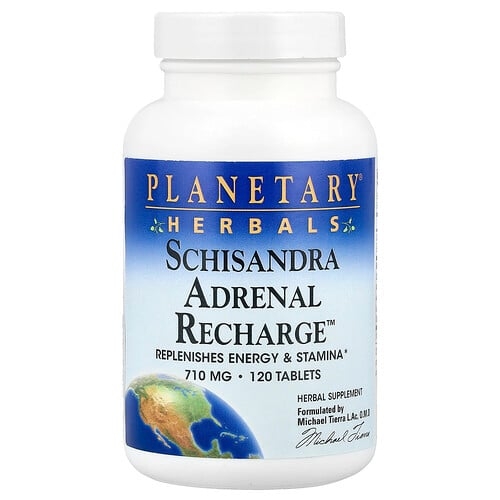 플랜터리 허벌 Planetary Herbals, 오미자 Adrenal Recharge™, 120정 상세 이미지