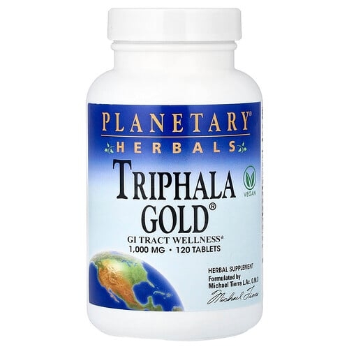 플랜터리 허벌 Planetary Herbals, Triphala Gold®, 120정 상세 이미지