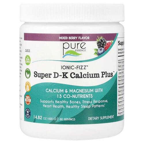 퓨어 에센스 Pure Essence, lonic-Fizz™, Super DK Calcium Plus™, 믹스 베리 맛, 420g(14.82oz) 상품 이미지