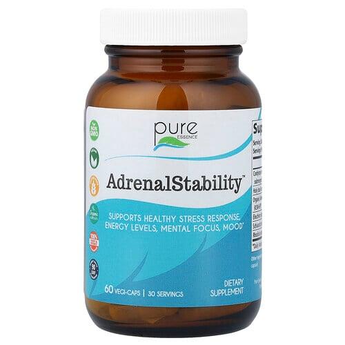 퓨어 에센스 Pure Essence, AdrenalStability™, 베지 캡슐 60정 상품 이미지