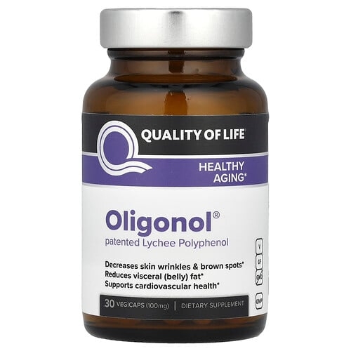 퀄리티 오브 라이프 Quality of Life, Oligonol, 100mg, 베지 캡슐 30정 상세 이미지