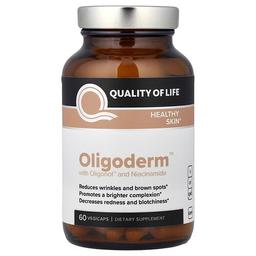 퀄리티 오브 라이프 Quality of Life, Oligonol™ 및 나이아신아마이드 함유 Oligoderm™, 베지 캡슐 60정