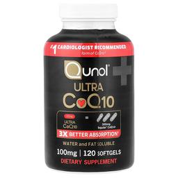 퀴놀 Qunol, 울트라 CoQ10, 100 mg, 120 소프트젤
