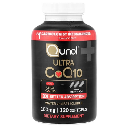 퀴놀 Qunol, 울트라 CoQ10, 100 mg, 120 소프트젤 상세 이미지