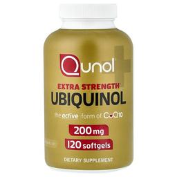 퀴놀 Qunol, 유비퀴놀, 200mg, 소프트젤 120정