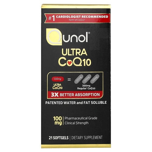 퀴놀 Qunol, Ultra CoQ10, 100mg, 소프트젤 21정 상세 이미지