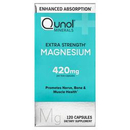 퀴놀 Qunol, 마그네슘, 캡슐 120정(캡슐 1정당 210mg)