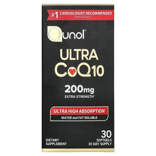 퀴놀 Qunol, Ultra CoQ10, 200mg, 소프트젤 30정 상세 이미지