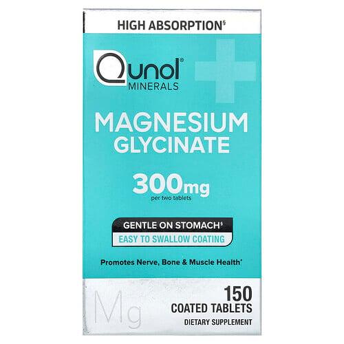 퀴놀 Qunol, 글리신산마그네슘,, 150정(1정당 150mg) 상품 이미지