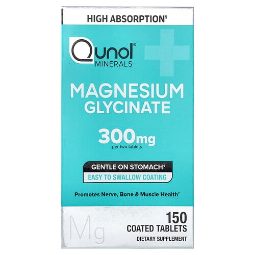 퀴놀 Qunol, 글리신산마그네슘,, 150정(1정당 150mg) 상세 이미지