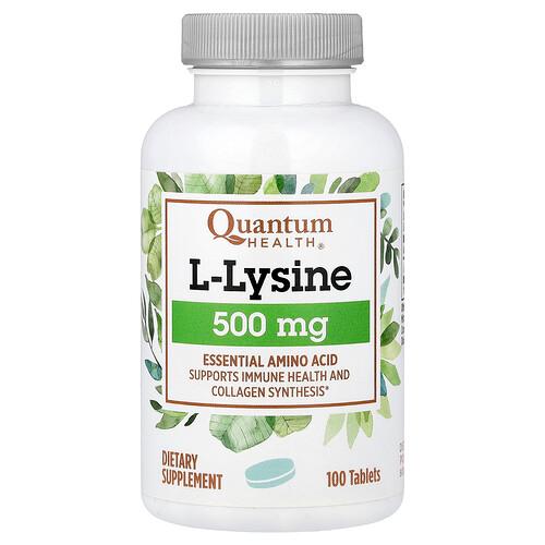 팬텀 핼스 Quantum Health, L-라이신, 500mg, 100정 상품 이미지