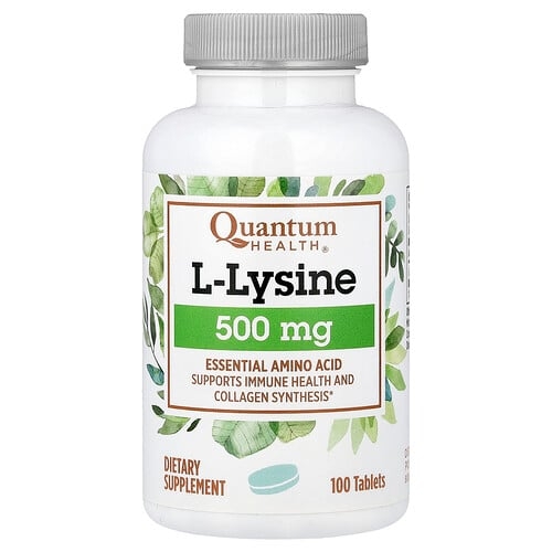 팬텀 핼스 Quantum Health, L-라이신, 500mg, 100정 상세 이미지