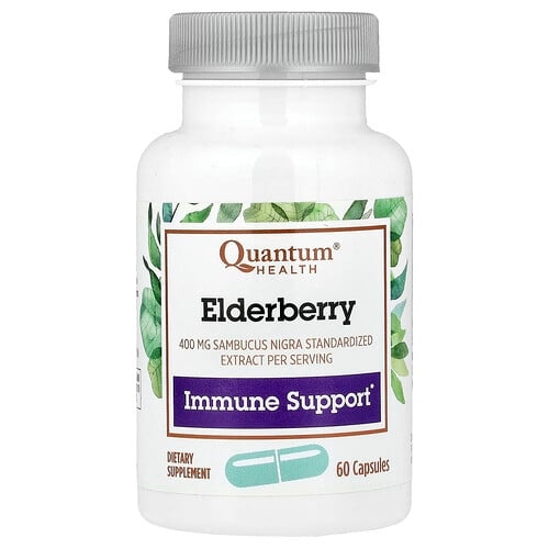 팬텀 핼스 Quantum Health, 엘더베리, 캡슐 60정(캡슐 1정당 200mg) 상세 이미지