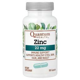 팬텀 핼스 Quantum Health, 아연, 22mg, 캡슐 100정