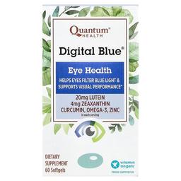 팬텀 핼스 Quantum Health, Digital Blue®, 눈 건강, 소프트젤 60정