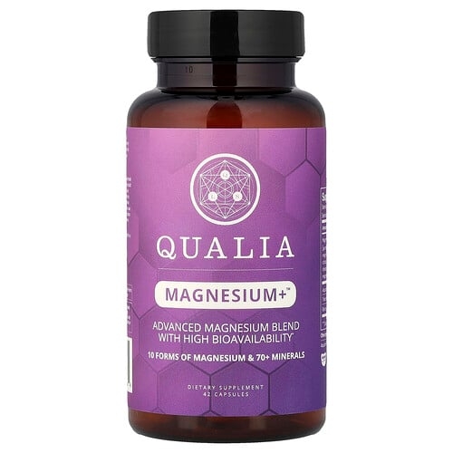 퀄리아 Qualia, Magnesium+™, 캡슐 42정 상세 이미지