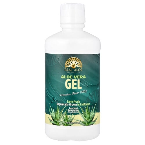 리얼 알로에 Real Aloe, 알로에 베라 젤, 946ml(32fl oz) 상세 이미지