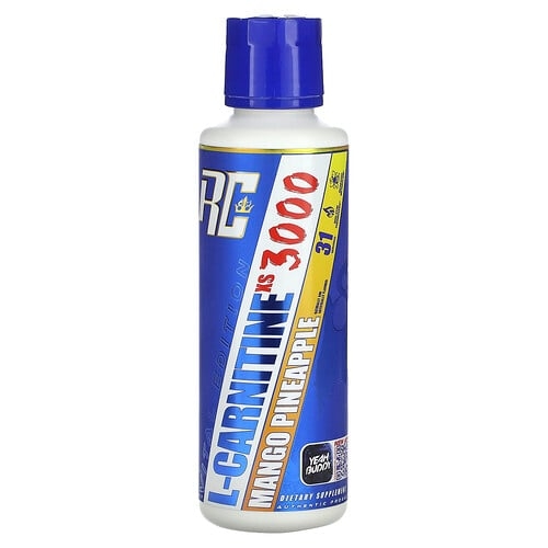 로니 콜먼 Ronnie Coleman, Vital 에디션, L-카르니틴XS 3000, 망고 파인애플 맛, 473.28ml(16fl oz) 상세 이미지