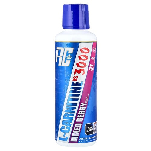 로니 콜먼 Ronnie Coleman, 바이탈 에디션, l-카르니틴XS™ 3000, 믹스 베리 맛, 473.28ml(16fl oz) 상세 이미지