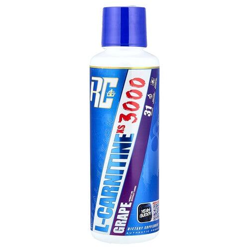 로니 콜먼 Ronnie Coleman, 바이탈 에디션, l-카르니틴XS™ 3000, 포도맛, 473.28ml(16fl oz) 상품 이미지