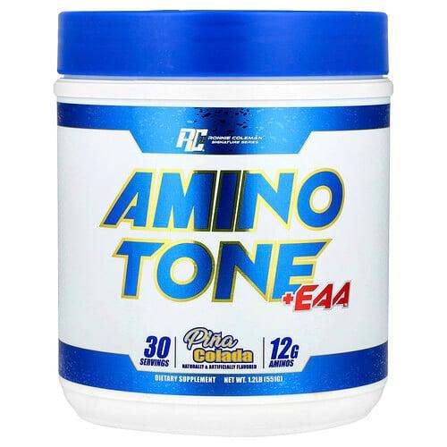 로니 콜먼 Ronnie Coleman, 서명 시리즈, Amino Tone + EAA™, 피나콜라다 맛, 551g(1.2lb) 상품 이미지