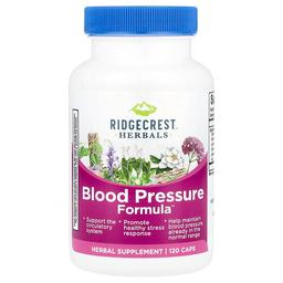 릿지 크러스트 허벌 RidgeCrest Herbals, Blood Pressure Formula™, 캡슐 120정