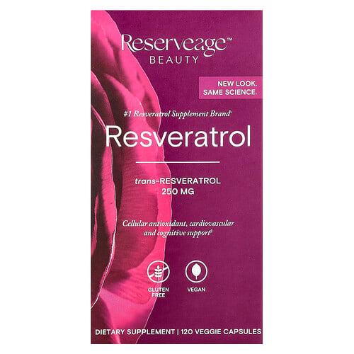 리저브에이지 뷰티 Reserveage Beauty, 레스베라트롤, 베지 캡슐 120정 상품 이미지
