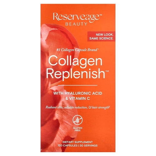 리저브에이지 뷰티 Reserveage Beauty, Collagen Replenish™, 캡슐 120정 상세 이미지
