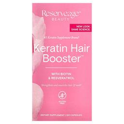 리저브에이지 뷰티 Reserveage Beauty, 비오틴 & 레스베라트롤 함유 케라틴 헤어 부스터, 캡슐 120정
