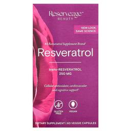 리저브에이지 뷰티 Reserveage Beauty, 레스베라트롤, 베지 캡슐 60정