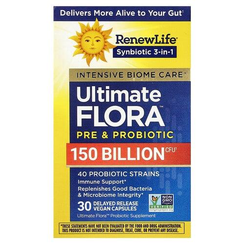 리뉴 라이프 Renew Life, 엑스트라 케어, Ultimate Flora™ 프로바이오틱, 지연 방출 베지 캡슐 30정 상품 이미지