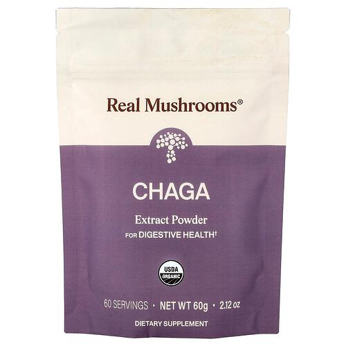 Real Mushrooms, 차가버섯 추출물 분말, 60g(2.12oz) 상품 이미지