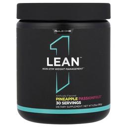 룰 원 프로틴 Rule One Proteins, Lean™, 비자극성 체중 관리, 파인애플 패션프루트, 180g(6.35oz)