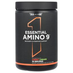 룰 원 프로틴 Rule One Proteins, 필수 아미노 9, 체리 라임에이드, 345g(12.17oz)