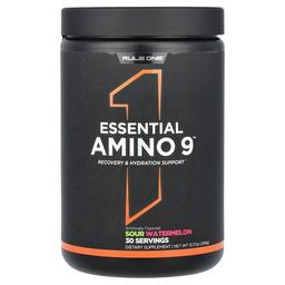 룰 원 프로틴 Rule One Proteins, 필수 아미노 9, 사워 수박, 345g(12.17oz)