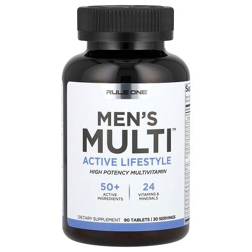 룰 원 프로틴 Rule One Proteins, Men's Multi™, 액티브 라이프스타일, 90정 상세 이미지
