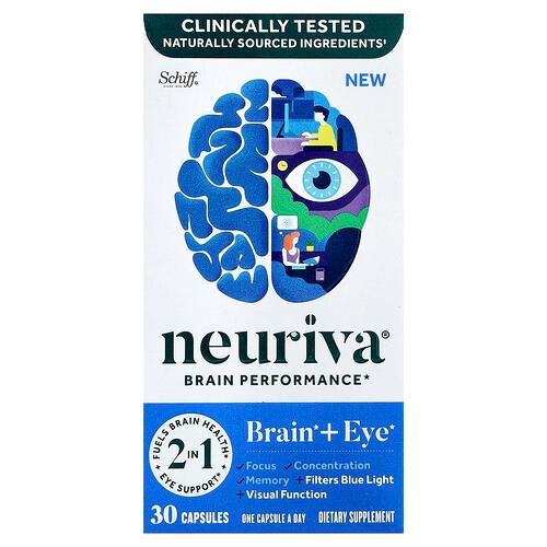 쉬프 Schiff, Neuriva® 브레인 퍼포먼스, 캡슐 30정 상품 이미지