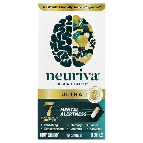 쉬프 Schiff, Neuriva® 두뇌 건강, 울트라, 캡슐 60정 상세 이미지