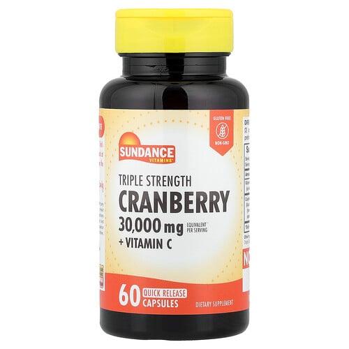 선댄스 비타민 Sundance Vitamins, 크랜베리, 빠른 방출 캡슐 60정 상품 이미지
