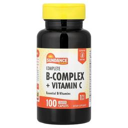 선댄스 비타민 Sundance Vitamins, 컴플리트 B-복합체 + 비타민C, 코팅 정제 100정