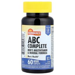 선댄스 비타민 Sundance Vitamins, ABC Complete, 남성용 종합비타민 및 미네랄 포뮬라, 코팅 정제 60정