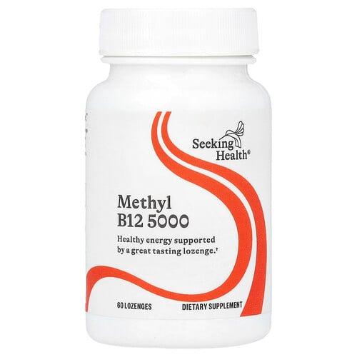 Seeking Health, 메틸 B12 5000, 5,000mcg, 사탕 정제 60정 상품 이미지