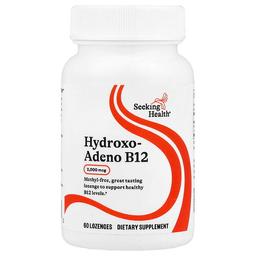 Seeking Health, Hydroxo-Adeno B12, 2,000mcg, 사탕 정제 60정