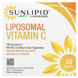 SunLipid, 리포소말 비타민C, MCT 오일 함유, 30팩, 각 5ml(0.17fl oz)