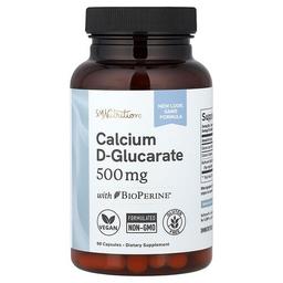 SMNutrition, 칼슘 d-글루카레이트 + BioPerine®, 캡슐 90정