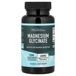 SMNutrition, 마그네슘 글리신산, 캡슐 120정(캡슐 1정당 36mg)