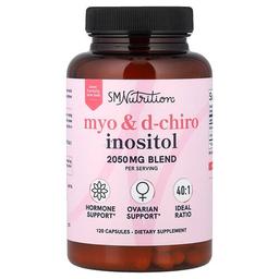 SMNutrition, 미오 및 D-카이로-이노시톨, 캡슐 120정