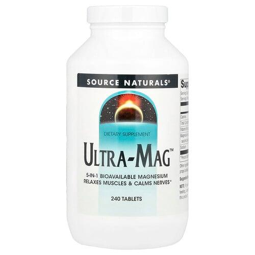 소스 네츄럴 Source Naturals, Ultra-MAG™, 240정 상품 이미지