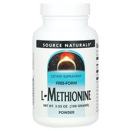 소스 네츄럴 Source Naturals, L-메티오닌, 3.53 온스 (100 g)