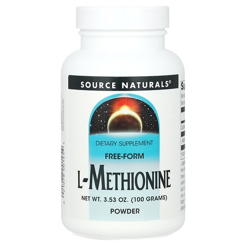 소스 네츄럴 Source Naturals, L-메티오닌, 3.53 온스 (100 g) 상세 이미지